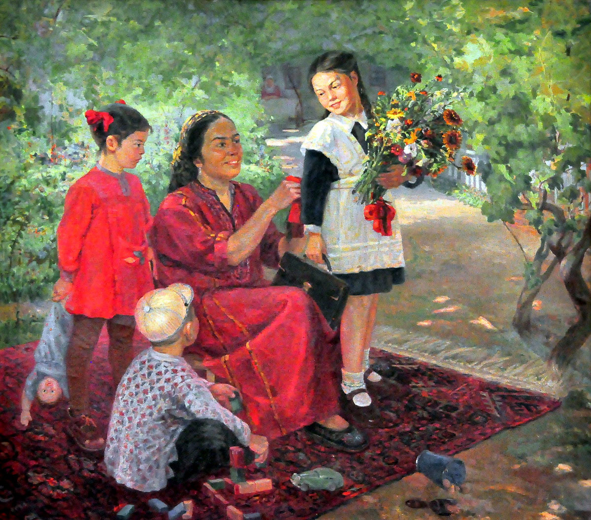 Milli nakgaşlyk mekdebiniň halypalary: Ýewgeniýa Adamowa