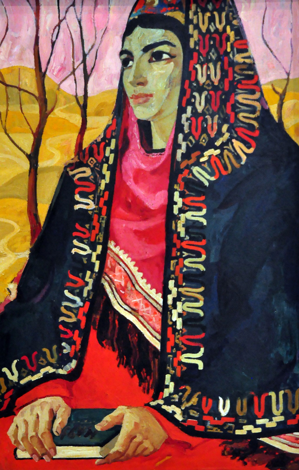 Mekdep  mowzugy türkmen nakgaşlarynyň döredijiliginde giňden beýan edilendir 