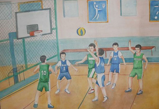 Свои работы V Азиаде посвящают известные и начинающие художники