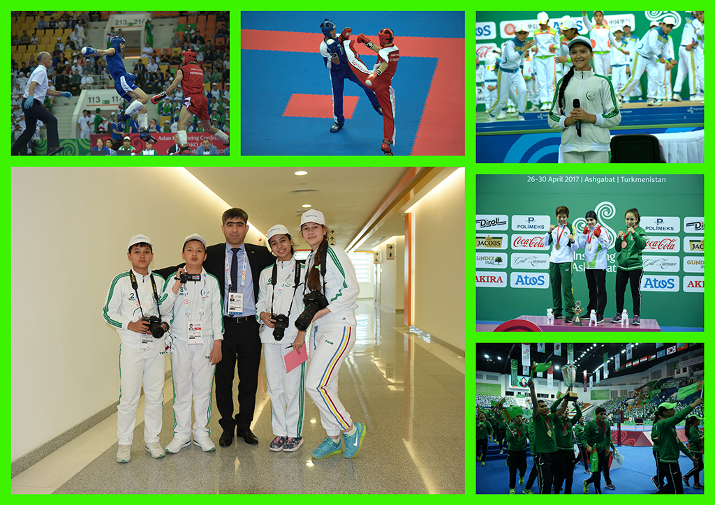 Members of school photo studio Mekdep Media are among the volunteers of V Asian Games