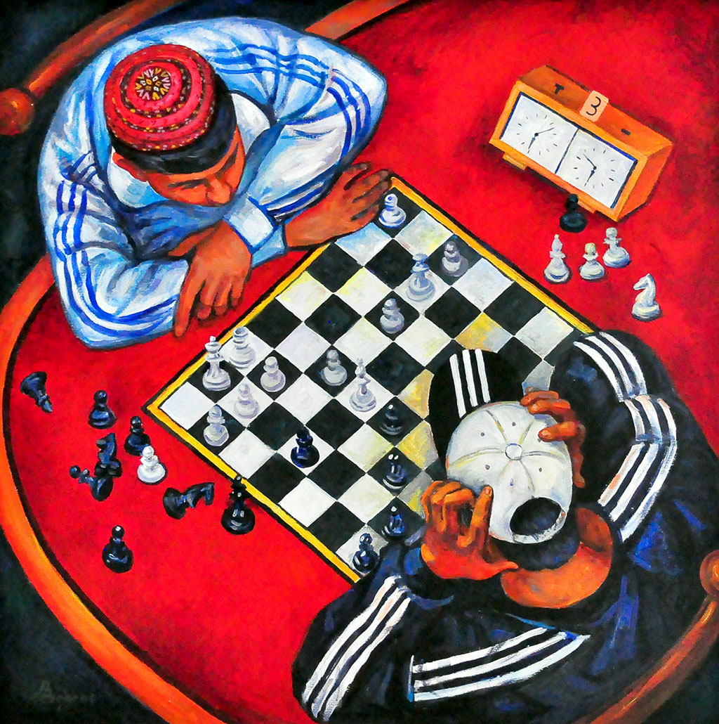 Türkmen nakgaşlary Aziada bagyşlanan döredijilik bäsleşigine gatnaşdylar