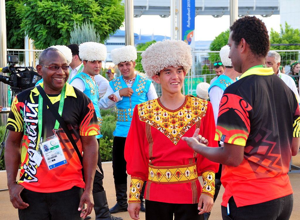 30 Countries Participating in Ashgabat 2017 Games Raise Their Flags 