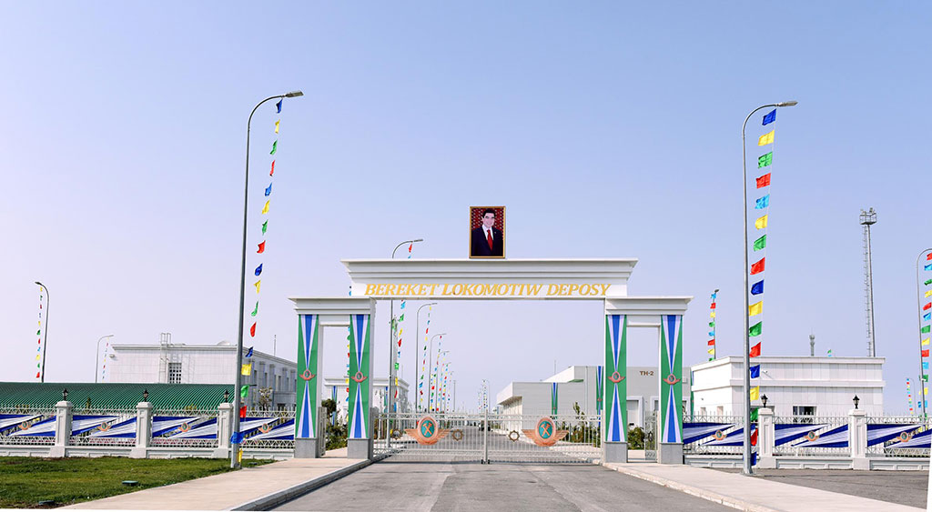 Bereket Locomotive depot to increase economic efficiency of North –South transport corridor 