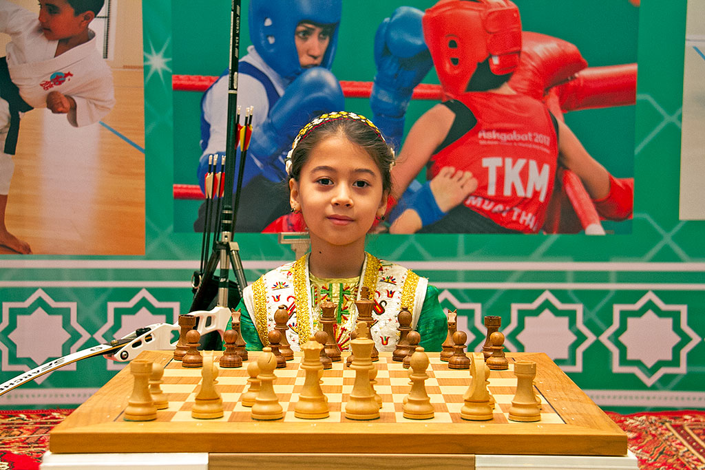 The aspects of international cooperation in educational and sport spheres are discussed in Ashgabat