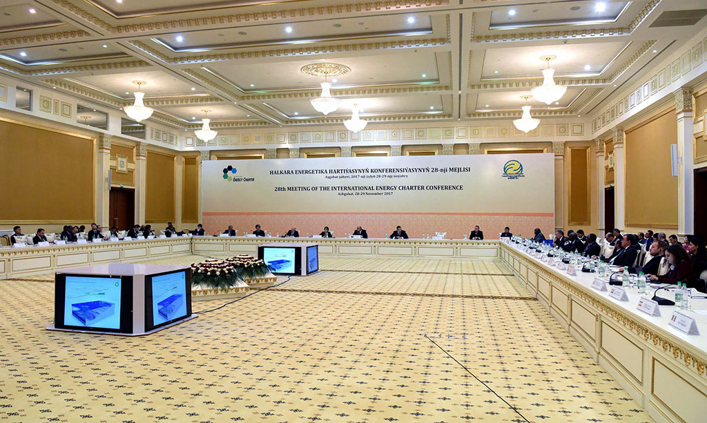 Halkara Energetika Hartiýasynyň Konferensiýasynyň Aşgabat Jarnamasy kabul edildi 
