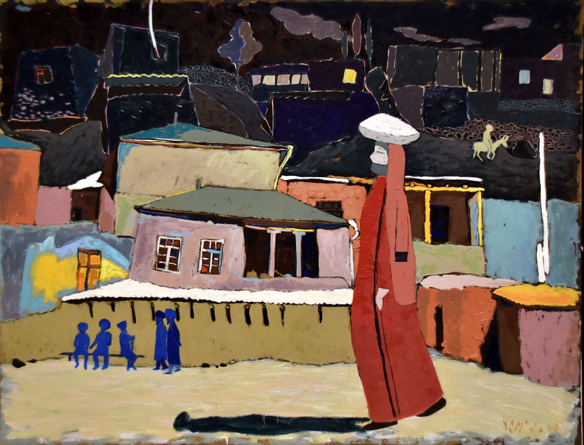 Творчество талантливого живописца Мамеда Ярмамедова отличает нестандартный авторский взгляд 