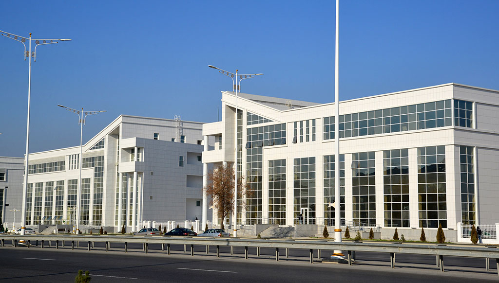 The office cluster developed in the north of the capital