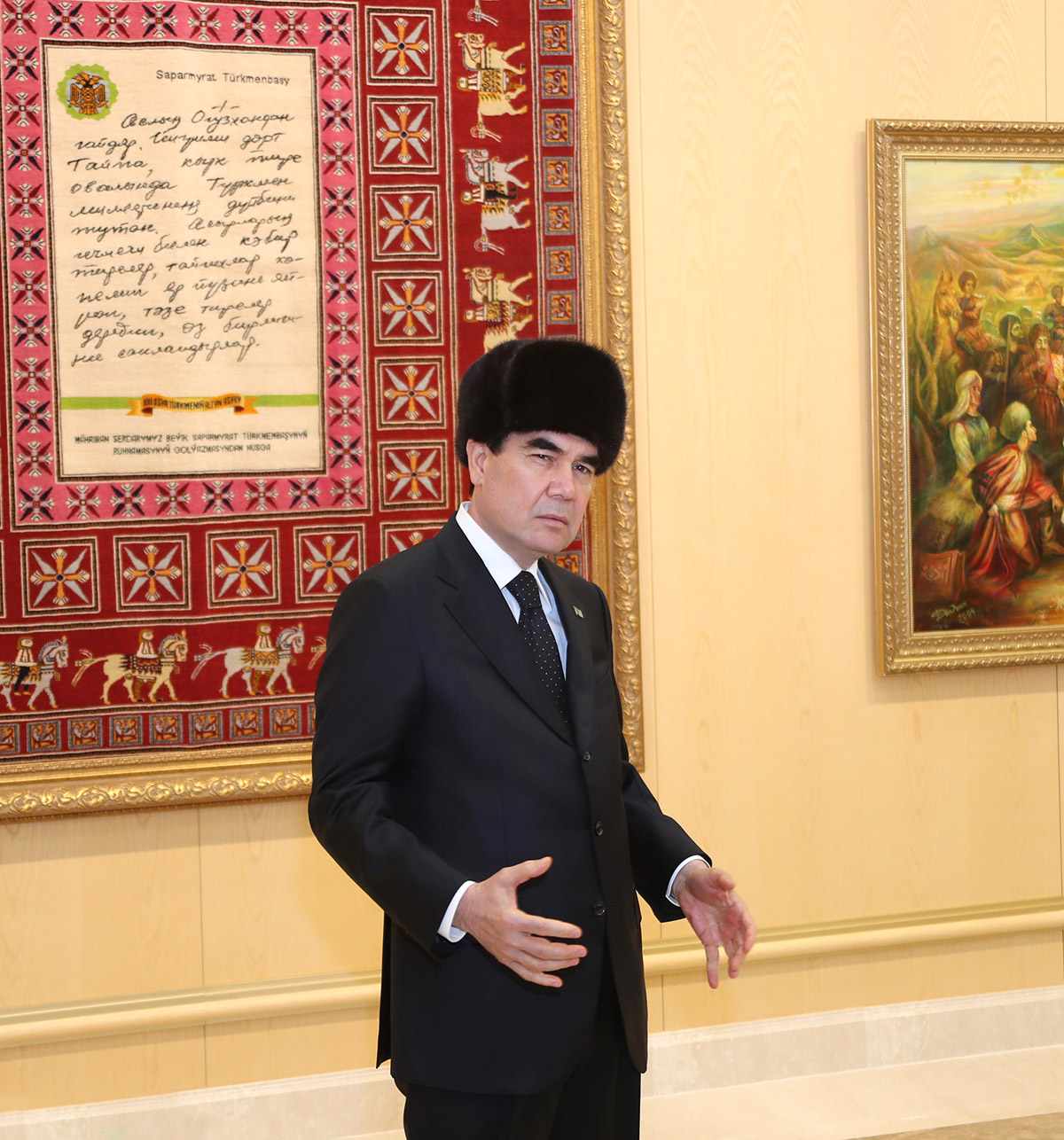 President Gurbanguly Berdimuhamedov participates in the events dedicated to the memory of the first head of Turkmen State 