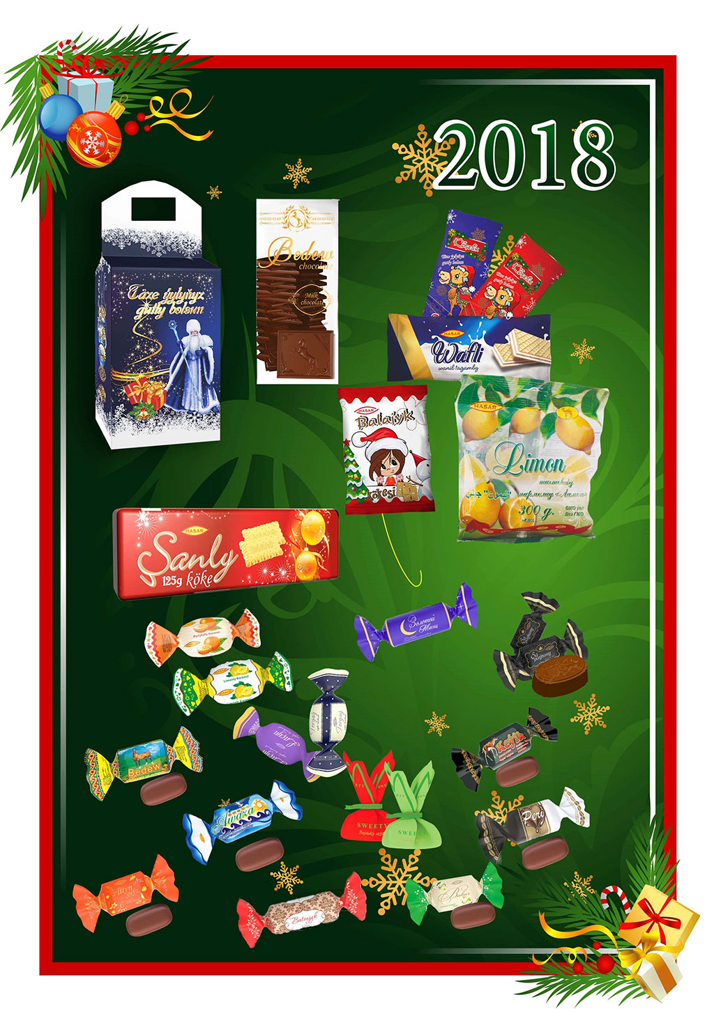 Sweet production of the factory "HASAR" is in the top of the New Year sales