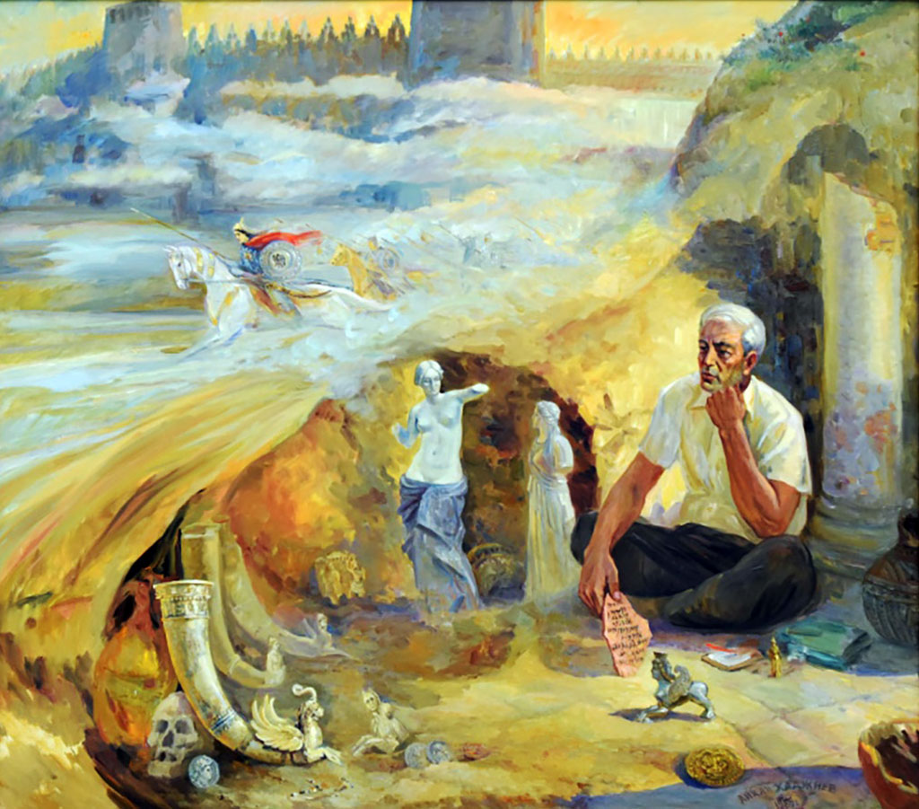 В музее ИЗО развёрнута экспозиция, посвящённая истории Туркменистана 