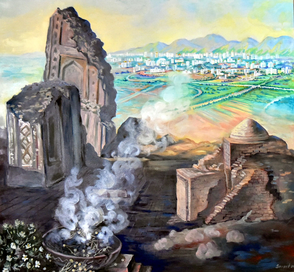 Beýik Ýüpek ýolunyň taryhyndan žiwopis manzarlary 