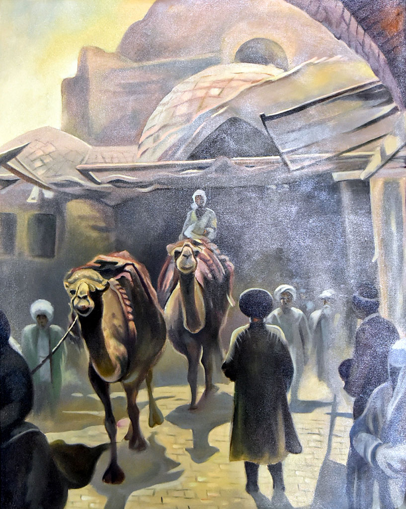 Beýik Ýüpek ýolunyň taryhyndan žiwopis manzarlary 