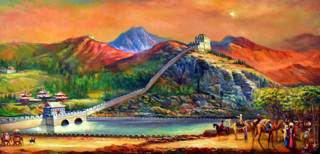 Beýik Ýüpek ýolunyň taryhyndan žiwopis manzarlary 