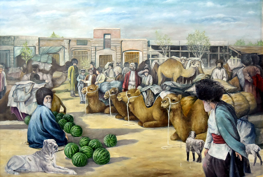 Beýik Ýüpek ýolunyň taryhyndan žiwopis manzarlary 