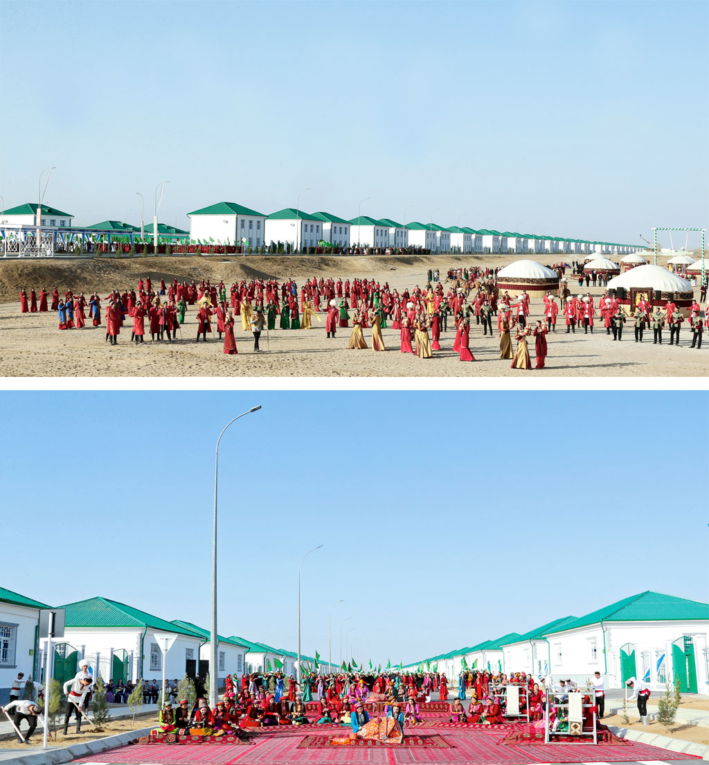 При участии главы государства открыта новая очередь жилого массива Тязе заман 