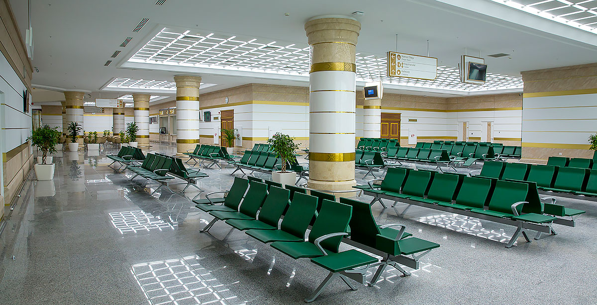 Türkmenabadyň halkara aeroportunyň gurluşygy tamamlandy