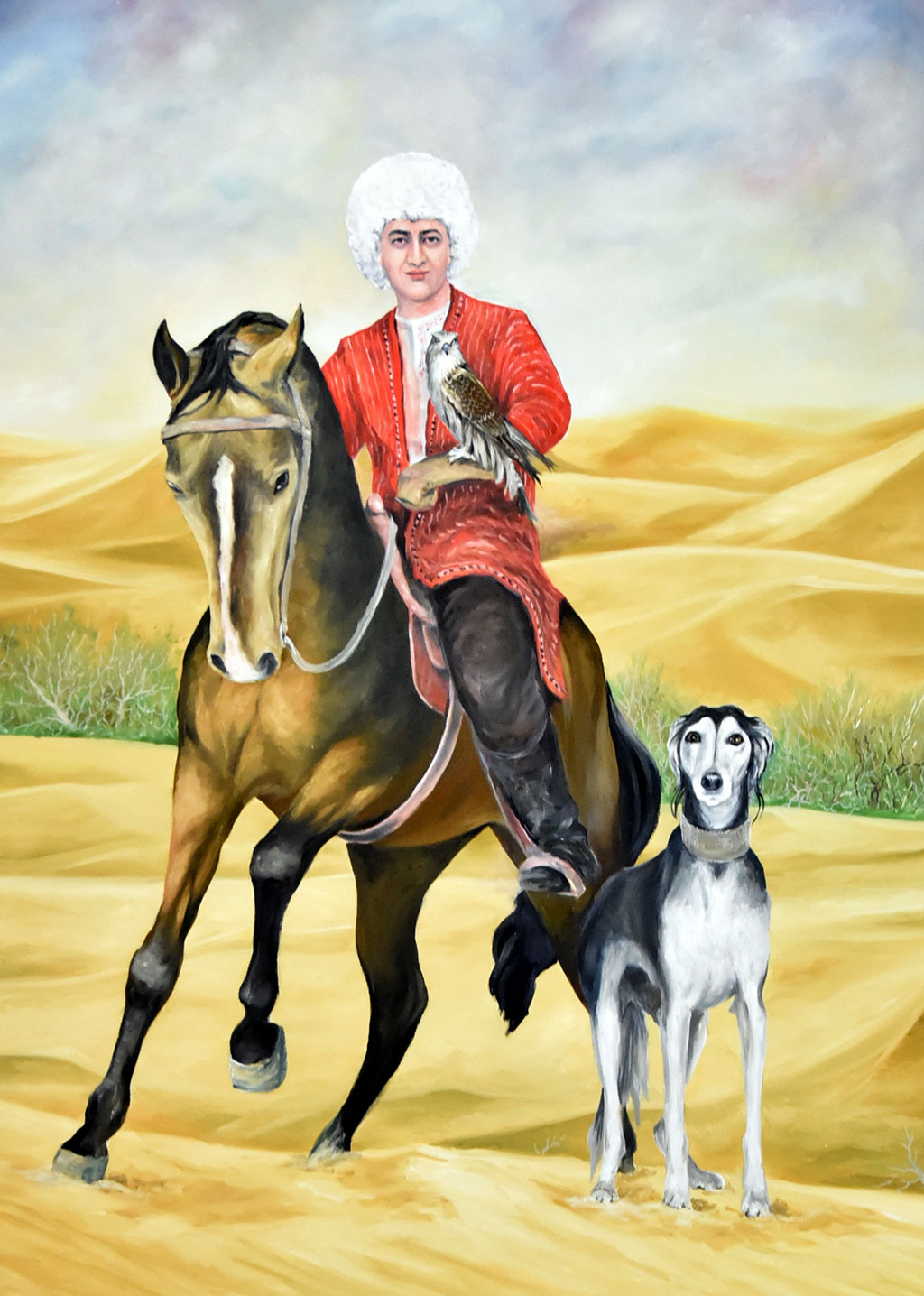 Юбилейная выставка Бердысахета Курбансахетова познакомила с богатой палитрой творчества живописца