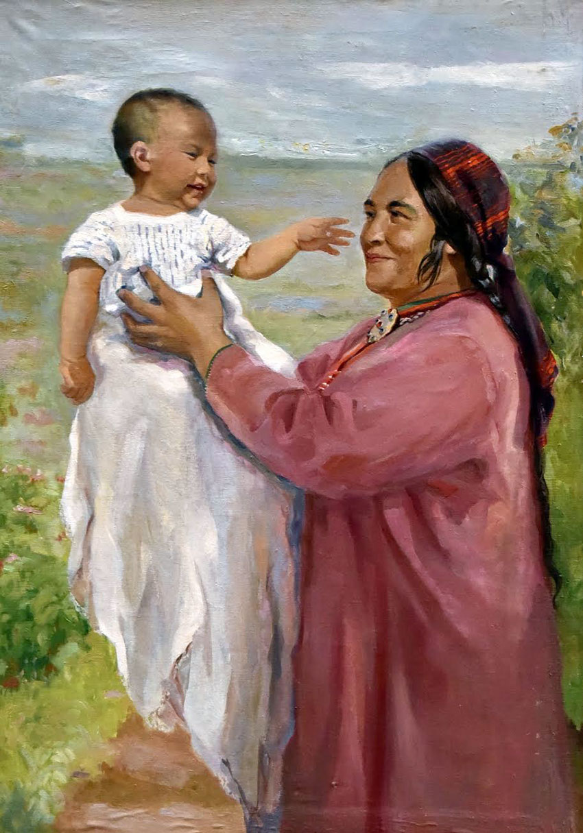 В Государственном музее Туркменистана развернута выставка, посвящённая Международному женскому дню