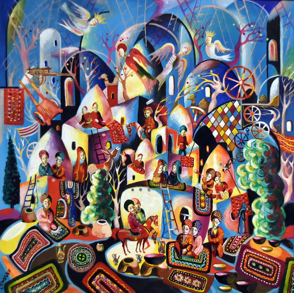 Babasary Annamyradow bilen Abat Muhadowa aşgabatlylary öz  toplan eserleri bilen tanyşdyrdylar