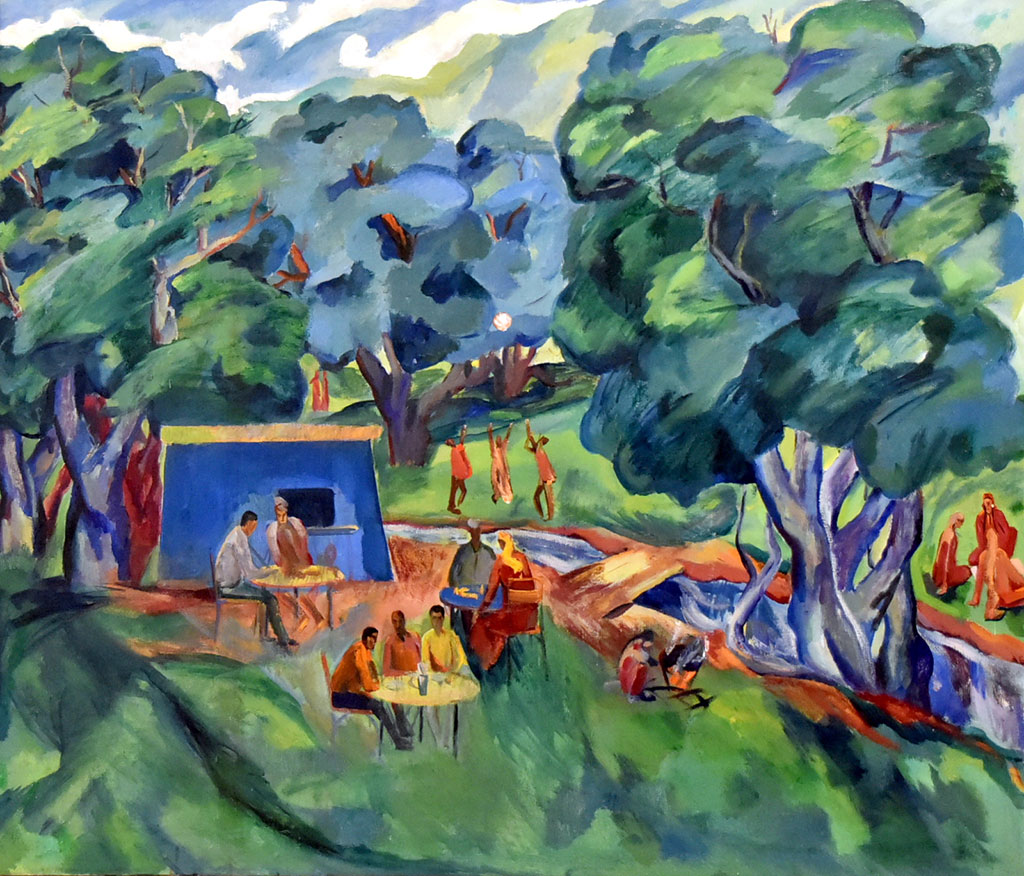 Çeperçilik sungaty muzeýiniň Nowruza bagyşlanan sergisi tomaşaçylarda baýramçylyk ruhuny oýarýar