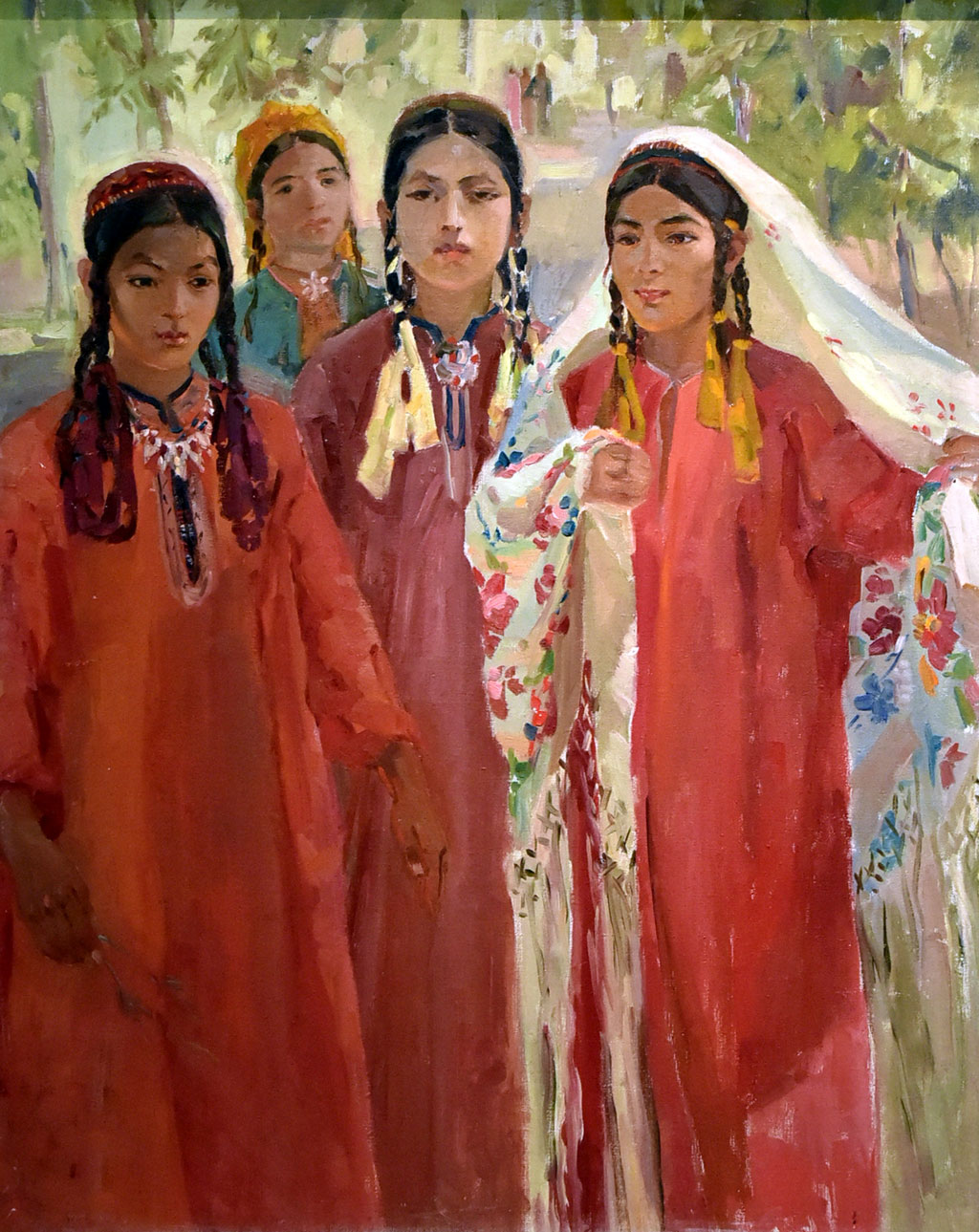 Çeperçilik sungaty muzeýiniň Nowruza bagyşlanan sergisi tomaşaçylarda baýramçylyk ruhuny oýarýar