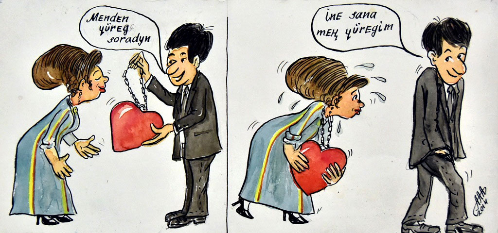 Atajan Aşyrowyň suratlary adamlara gülki paýlaýar