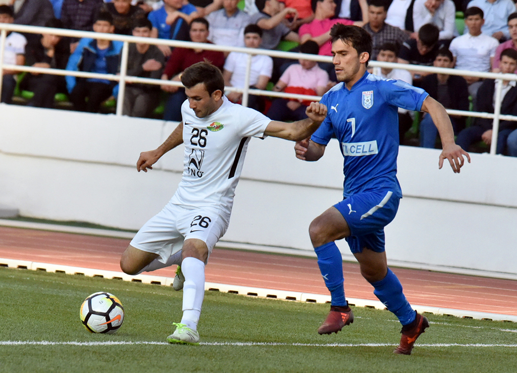 Aziýanyň Futbol konfederasiýasynyň  Kubogyny almak ugrundaky ýaryşda  türkmen toparlarynyň deňme-deň oýny