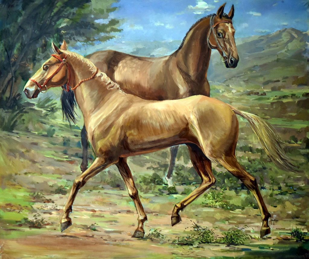 Национальному празднику туркменского скакуна посвящена тематическая экспозиция музея ИЗО 