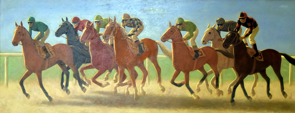 Şekillendiriş sungaty muzeýinde Türkmen bedewiniň milli baýramyna bagyşlanan sergi açyldy