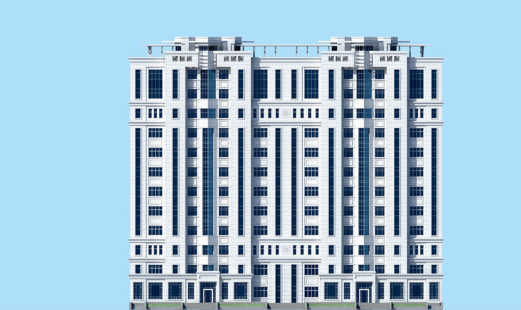 Началось возведение нового жилого комплекса вдоль проспекта Махтумкули