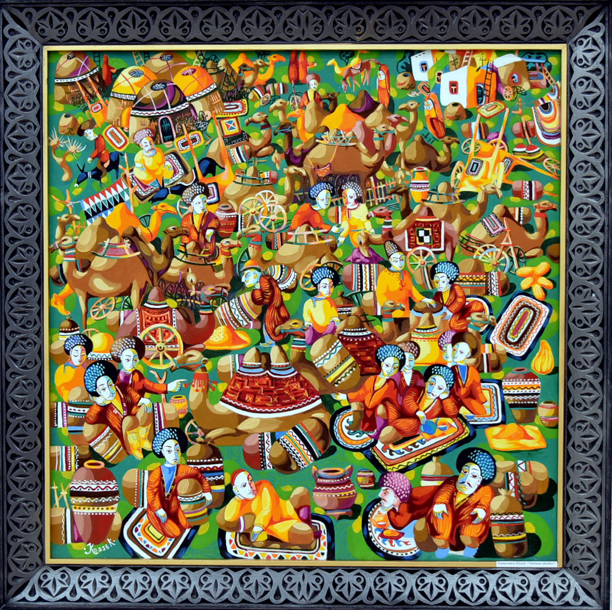 Для ценителей живописи каждая новая встреча с работами марыйских художников – событие яркое и неординарное