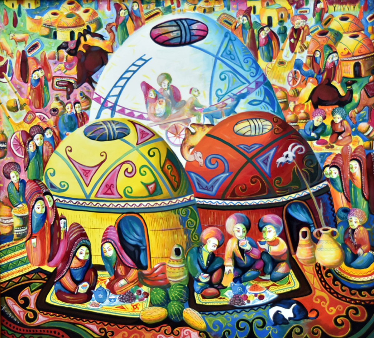 Для ценителей живописи каждая новая встреча с работами марыйских художников – событие яркое и неординарное