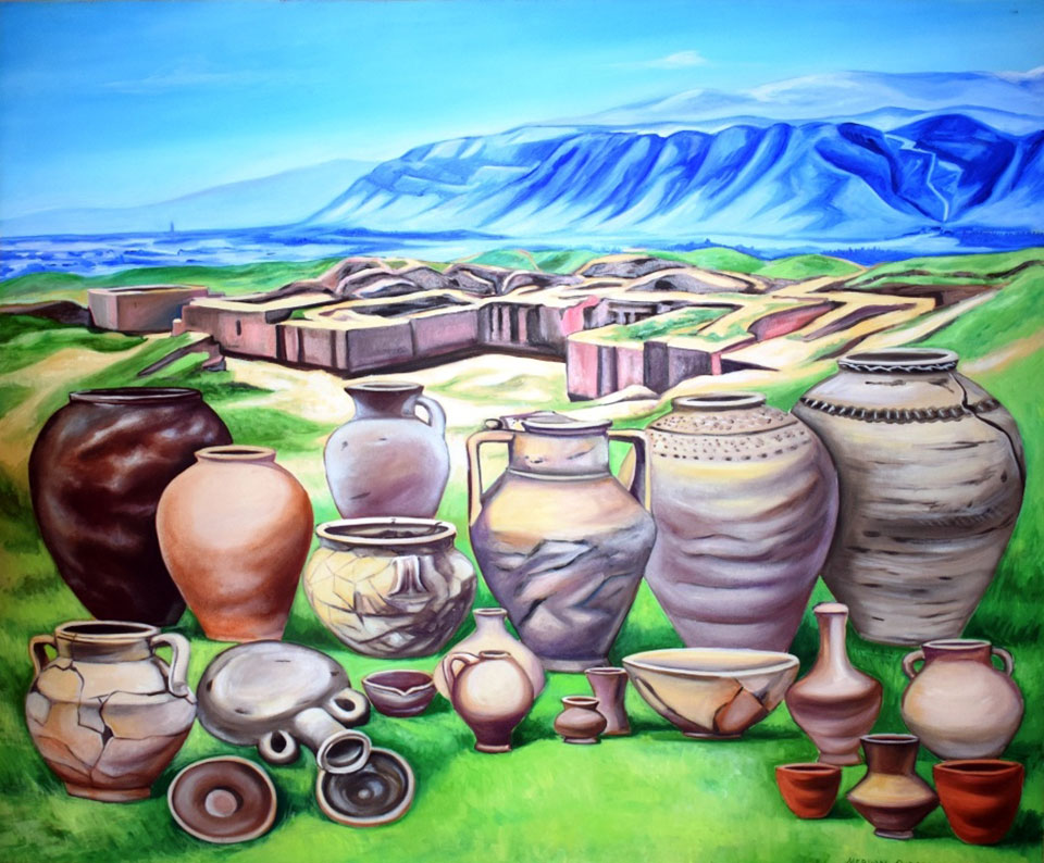 С историей и традициями Дашогузского велаята знакомят работы живописцев и скульпторов  