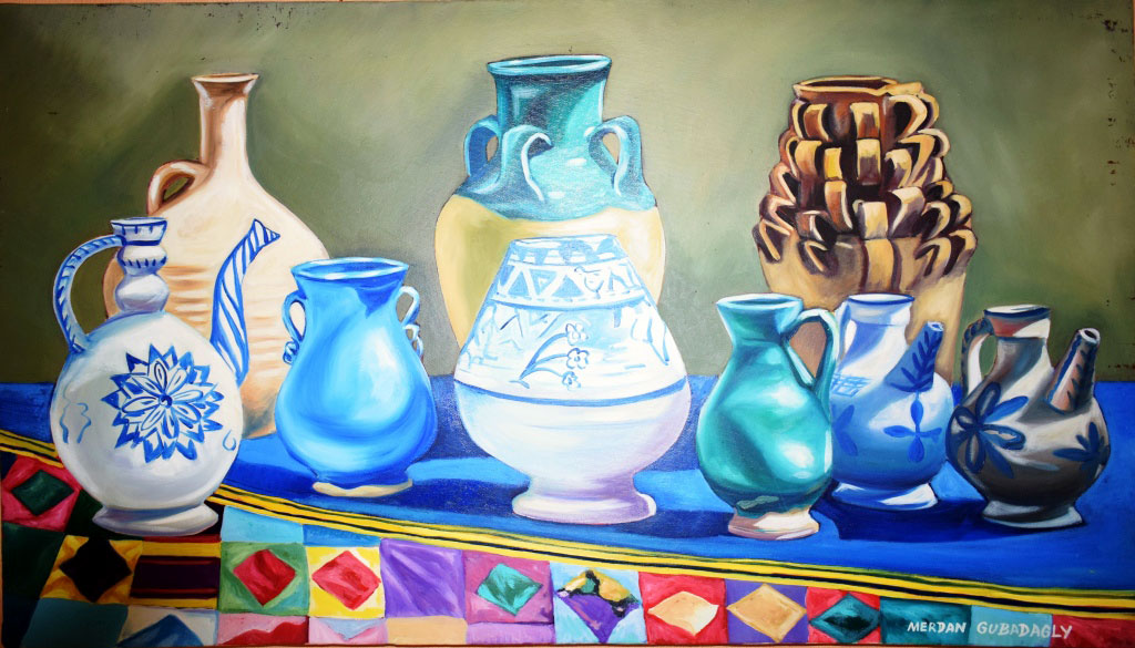 С историей и традициями Дашогузского велаята знакомят работы живописцев и скульпторов  