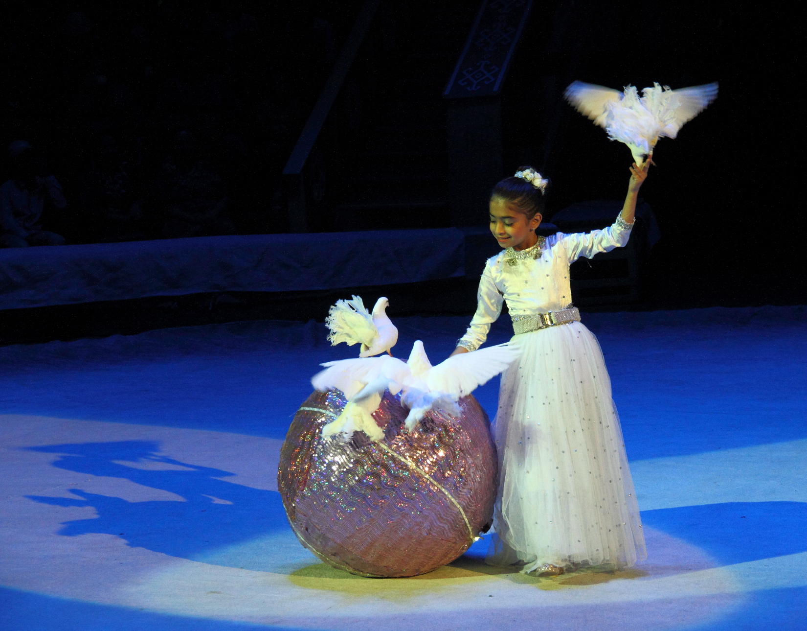 Украшением четвёртого дня Недели культуры стало выступление группы национальных конных игр «Галкыныш»