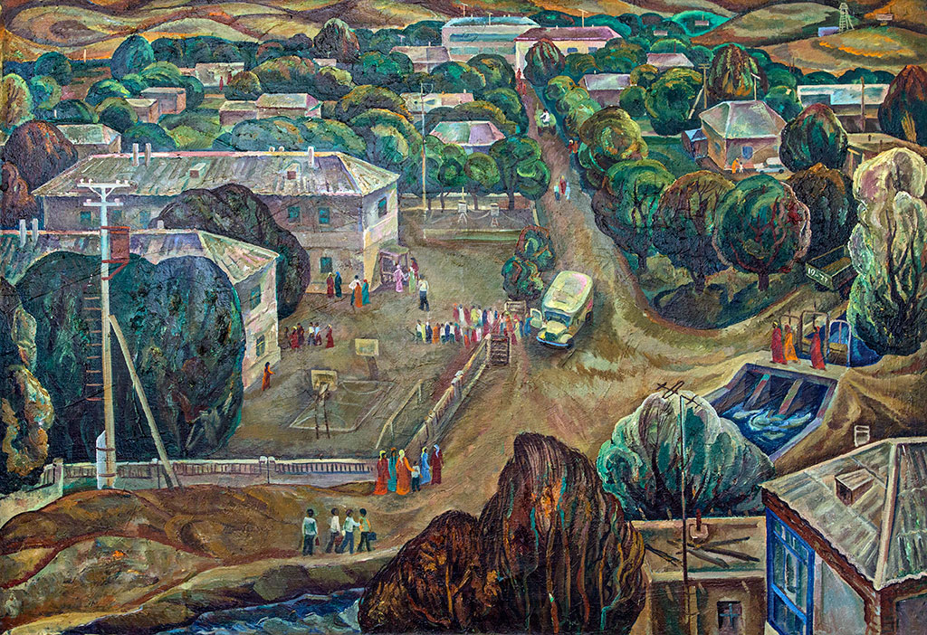 Şekillendiriş sungaty muzeýinde mekdep temasyna bagyşlanan eserleriň sergisi gurnaldy