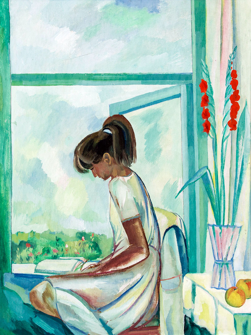 Şekillendiriş sungaty muzeýinde mekdep temasyna bagyşlanan eserleriň sergisi gurnaldy