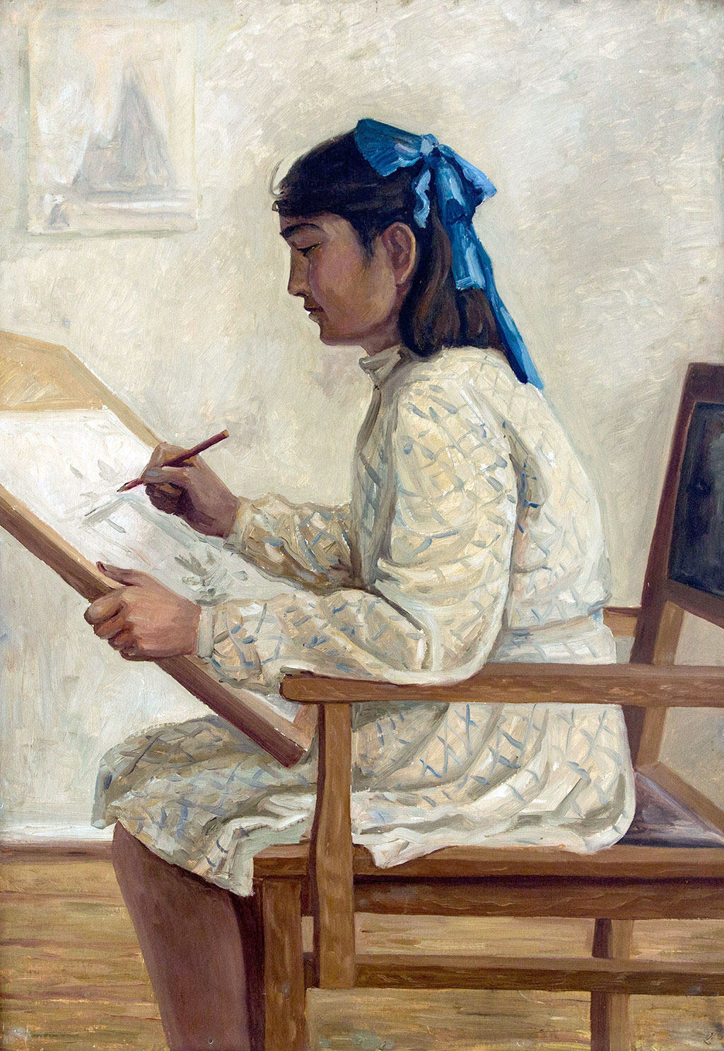 Şekillendiriş sungaty muzeýinde mekdep temasyna bagyşlanan eserleriň sergisi gurnaldy