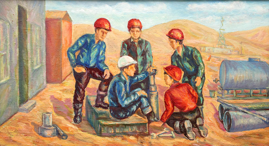 Žiwopisçi Polat Annamyradow sergä  senagat manzarlaryndan suratlar tapgyryny hödürledi