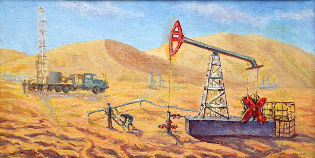 Žiwopisçi Polat Annamyradow sergä  senagat manzarlaryndan suratlar tapgyryny hödürledi