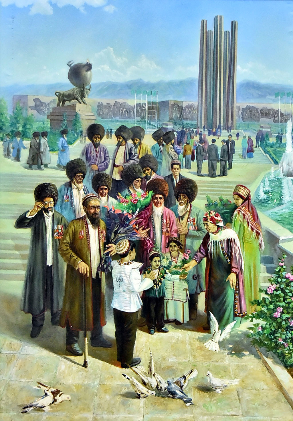 Şekillendiriş sungaty muzeýiniň tematiki sergisi Aşgabat ýer titremesine bagyşlandy