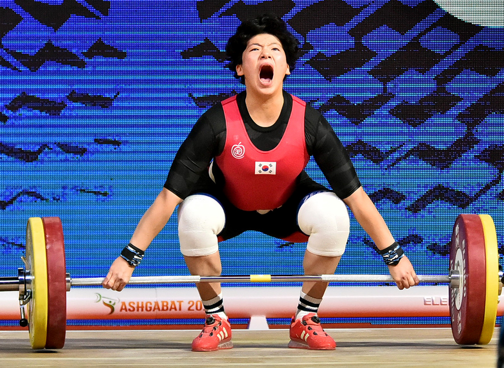 Spanish weightlifter Lidia Valentin Perez is two times world champion 