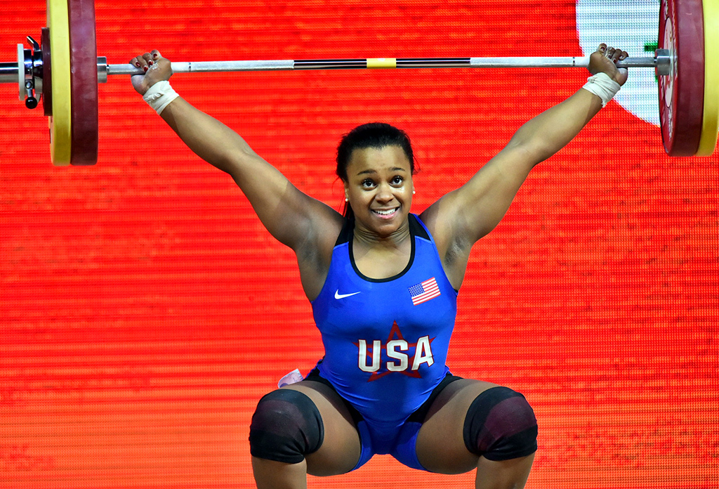 Spanish weightlifter Lidia Valentin Perez is two times world champion 