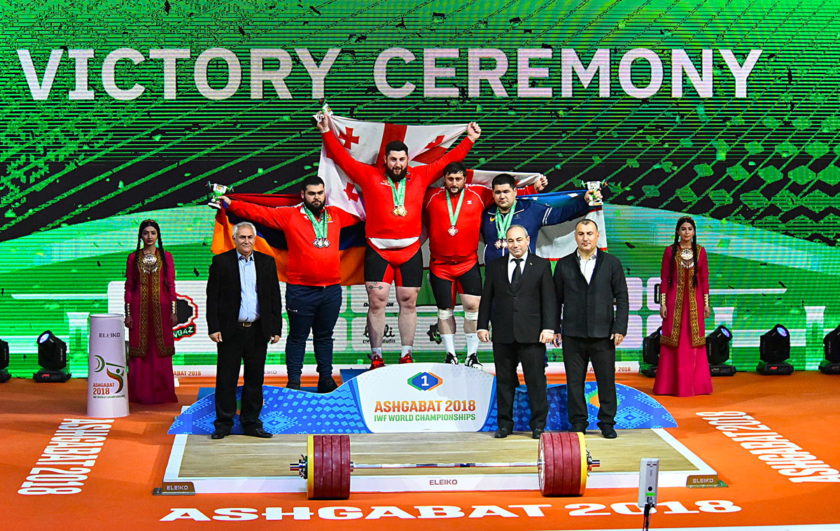Super heavy weightlifter Lasha Talakhadze is absolute champion and world record holder 