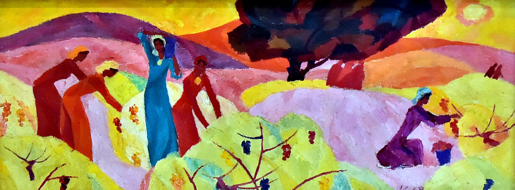 Türkmen žiwopisçileriniň eserlerinde hasyl baýramynyň waspy