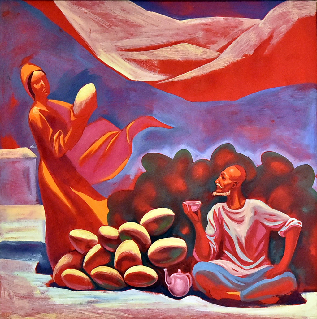 Türkmen žiwopisçileriniň eserlerinde hasyl baýramynyň waspy