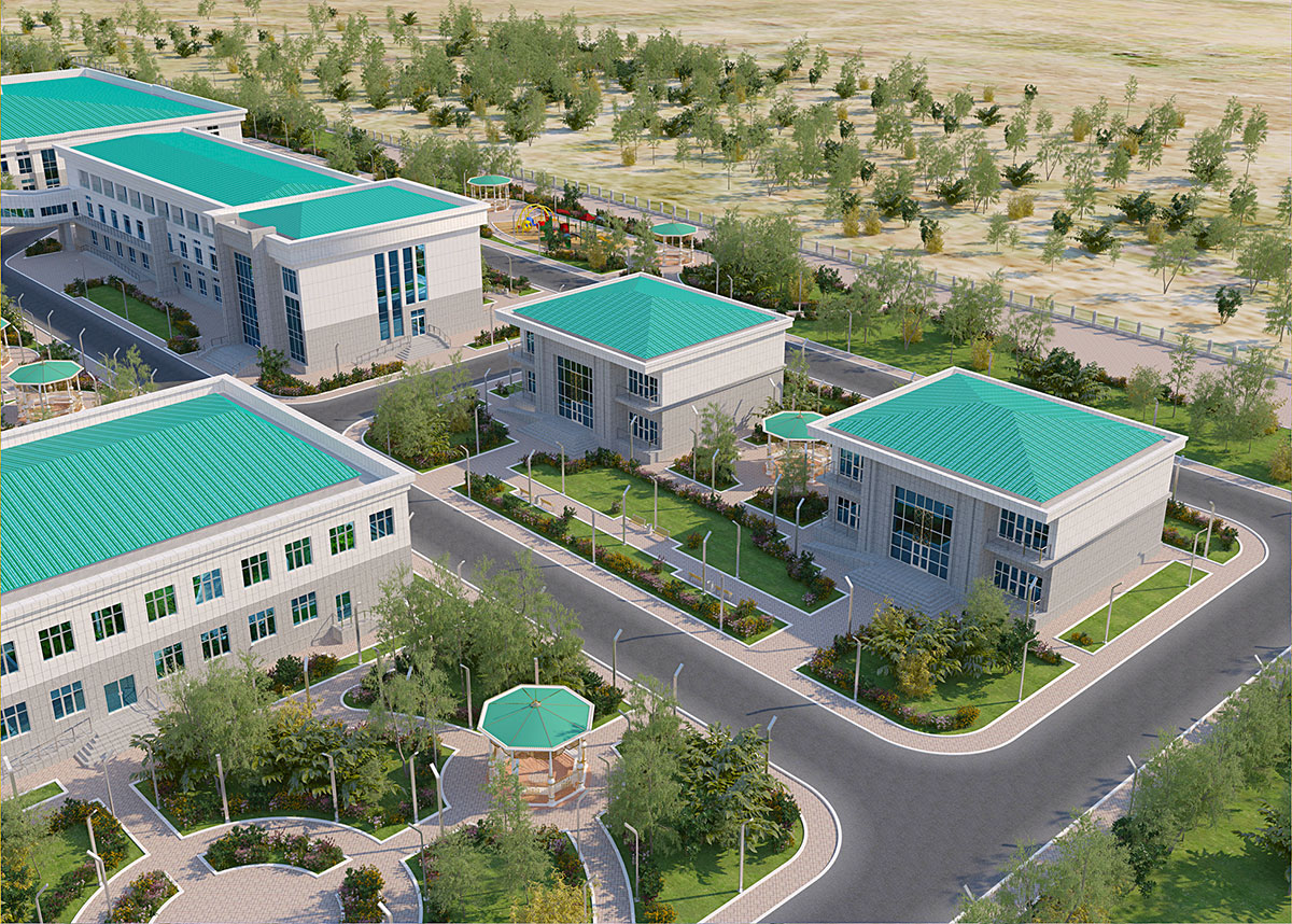 В предгорье Копетдага возводится современный лечебно-оздоровительный комплекс 