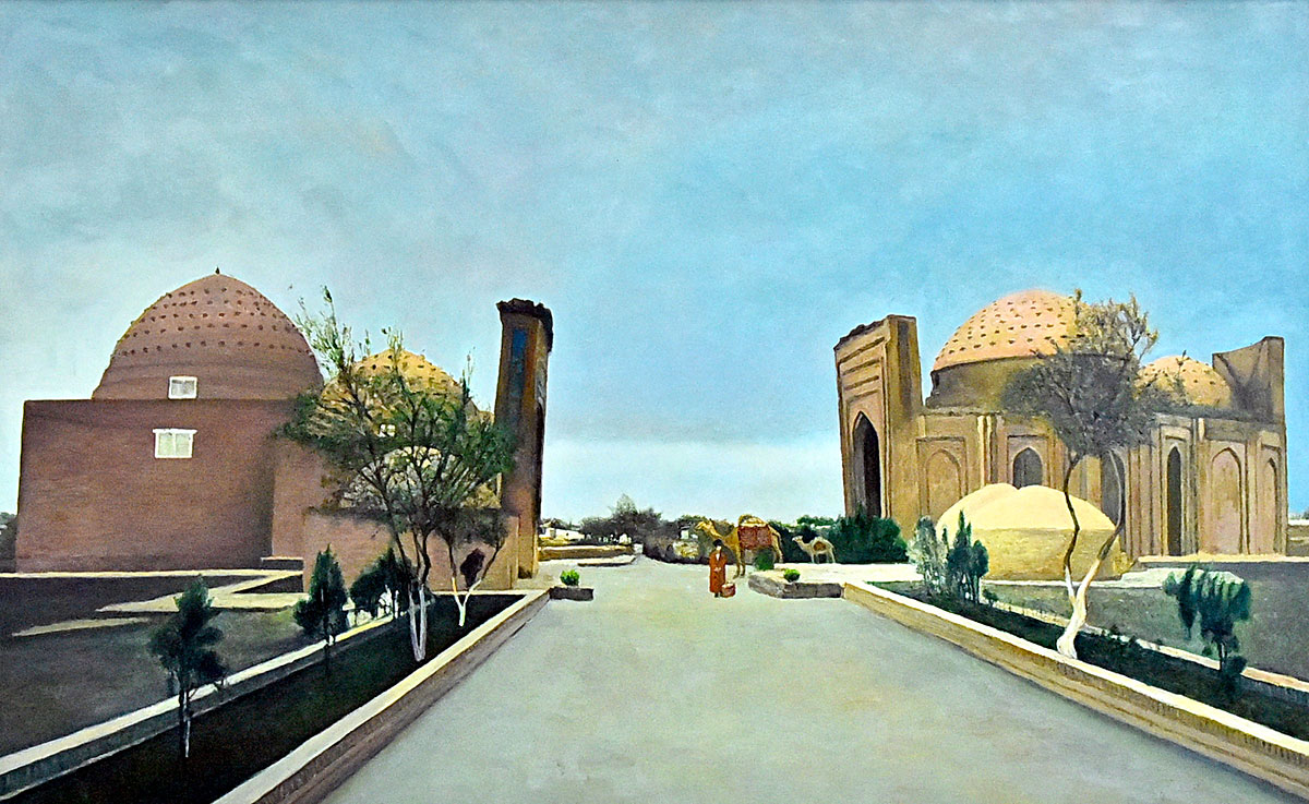 Türkmen žiwopisçileriniň suratlarynda - taryh we däpler