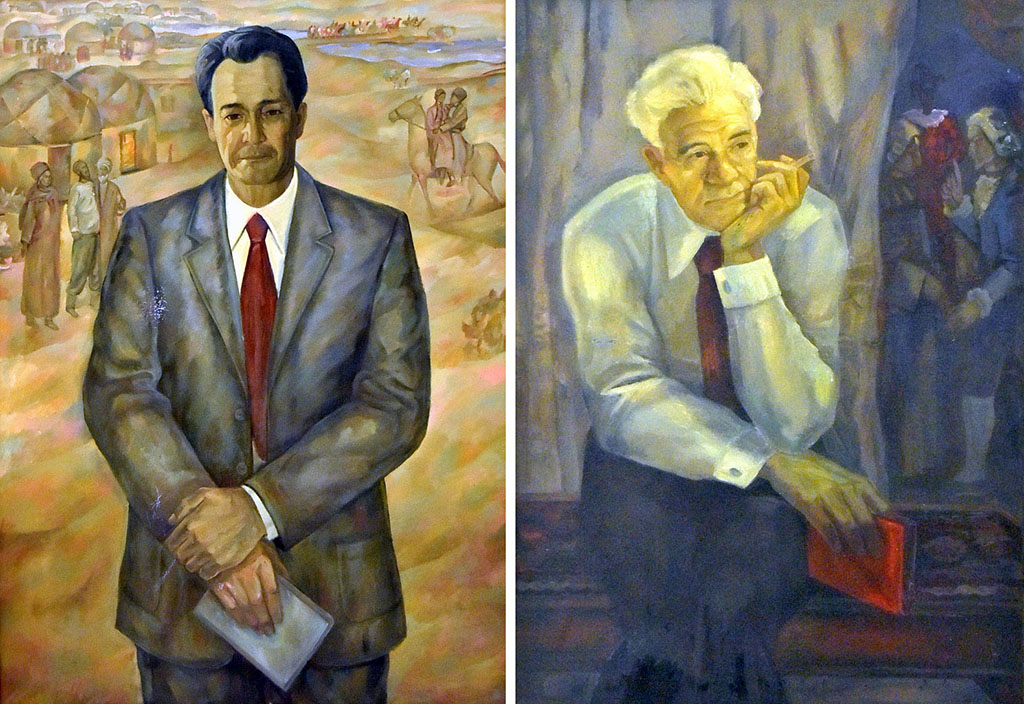 Türkmen restawratorlary nakgaşlaryň işlerini dikeltdiler