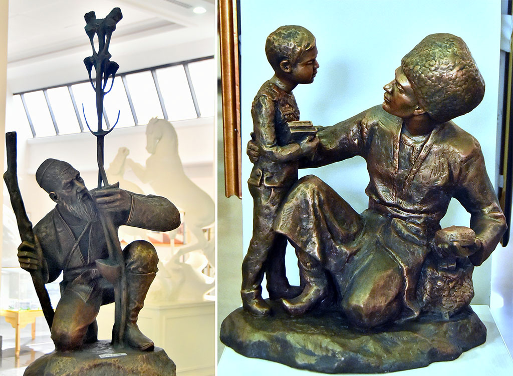 TDÇA-da geçirilen maslahata gatnaşanlar ýaş nakgaşlaryň eserleriniň sergisi bilen tanyşdylar 